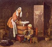 La lavandera, Jean Simeon Chardin